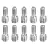 PATIKIL M4x8mm to M6x6mm Double End Threaded Stud Screw Bolt, 10 Pack 304 Stainless Steel Rod Bolts Thread Reducer Adapter for Furniture Fastener,...