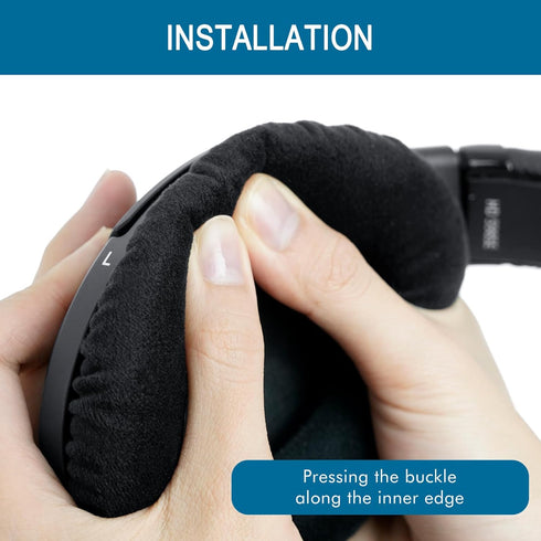 Earpads for Sennheiser HD598/HD598 CS/HD598 SE/HD598 SR/HD518/HD558 Headphones, Velour Ear Pads Cushions Replacement for HD595/HD599/HD569/HD579/H...