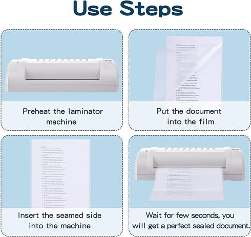 9" x 11.5" Letter Laminating Pouches, 3 Mil Letter Pouches, Protect Your Important Paper, Heat Sealing Laminating Pouches - 9" x 11.5" - 25 Pouche...