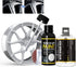 Mirror Silver Rim Touch Up Paint, Rim Repair Kit Curb Rash, Wheel Touch Up Paint for Quickly Fix Rim Scratches, Chips and Surface Damage...