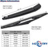 Rear Wiper Arm Blade Set for Hyundai Santa Fe 2007-2012 2.4L 2.7L, for Hyundai Accent Hatchback 2006-2012 Rear Windshield Wiper Arm Blade Assembly...