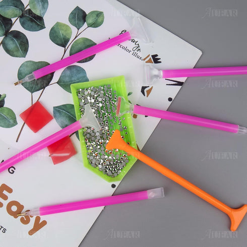 AUEAR, 8 Pack 5D Art Embroidery Pen Set Tools for DIY Craft Decoration......