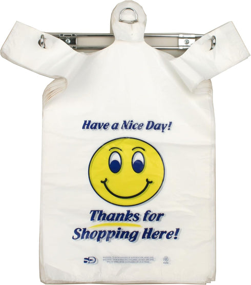 Wall Mount Plastic Grocery Bag Holder/Dispenser - T-Shirt Bag Rack - Includes Screws, 1 Unit...