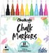 Chalk Markers Fine Tip (10 Pack, 1mm Extra Fine Point) - Neon Liquid Chalk Pens for Blackboards, Chalkboard, Bistro, Car Windows, Dry Erase Boards...