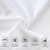 4 Pack Pillow Protectors with Zipper Breathable & Noiseless & Durable 100% Waterproof Pillow Cases Standard Size White Pillow Protector...