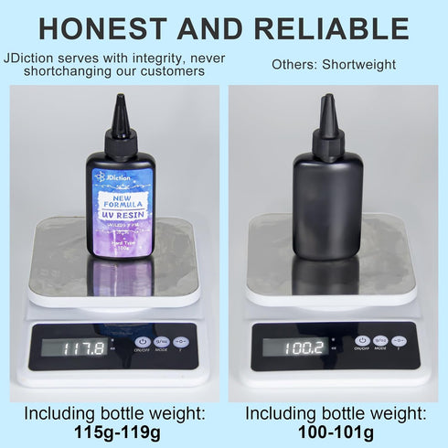 JDiction UV Resin 300g, Crystal Clear UV Resin Solar Cure Sunlight Activated Hard Resin Kit for Jewelry Making, Casting and Coating, DIY Crafts...