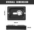 2 Pieces Metal Quick Release Plate with 1/4''-20 Camera Screw Tripod Mount Plate Fits Standard for DSLR Camera Tripod Ball Head, Black (PU50)...