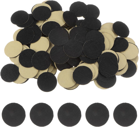 200pcs Round Adhesive Felt Circles, 30mm 1-1/4" Pre Cut Felt Craft Stickers Non-Woven Mini Felt Fabric Circles for DIY Sewing Handcraft Cut Projec...