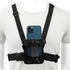 PellKing Mobile Phone Chest Mount Harness Strap Holder Cell Phone Clip Action Camera POV for Samsung iPhone Plus etc......