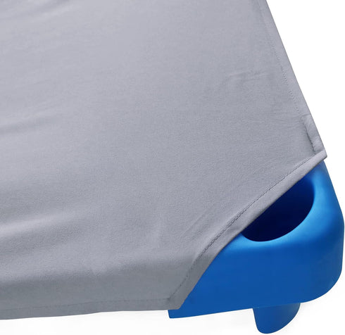 Cot Sheets for Daycare Standard Size, Children’s Naptime Cot Sheet,Breathable Microfiber Nap Sheet for Boys and Girls, 23" x 51", Grey...