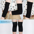 4 Pairs Slimming Arm Shaper and Thigh Slimmers Set, Elastic Compression Arm Shapers Upper Arm Sleeve Slimming Thigh Sleeves Thigh Wraps Slim for W...