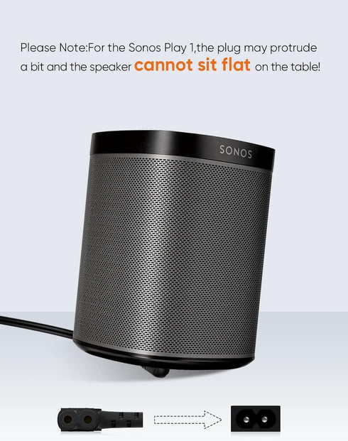 CableCreation 6 Feet 18 AWG Angled 2-Slot Non-Polarized Angle Power Cord (IEC320 C7 to Nema 1-15P), 1.8M / Black...