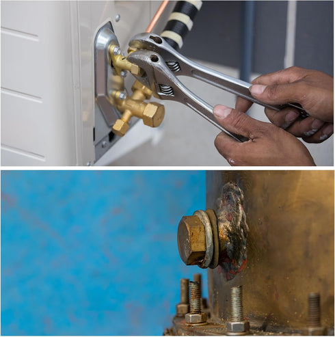 PATIKIL G3/4 Brass Pipe Plug, 3pcs Female Internal Thread Hex Garden Hose End Cap Socket Plugs Pipe Fitting for Oil Water Hydraulic Pipeline...