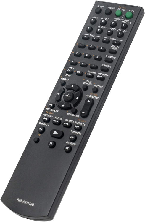 VINABTY RM-AAU130 Replaced Remote fit for Sony STR-DH130 STR-KM7 AV Receiver...