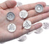 Aylifu 30 PCS of Alloy Inspirational Words Message Charm Pendants never never give up for Crafting Bracelet Necklace Jewelry Making Accessory...