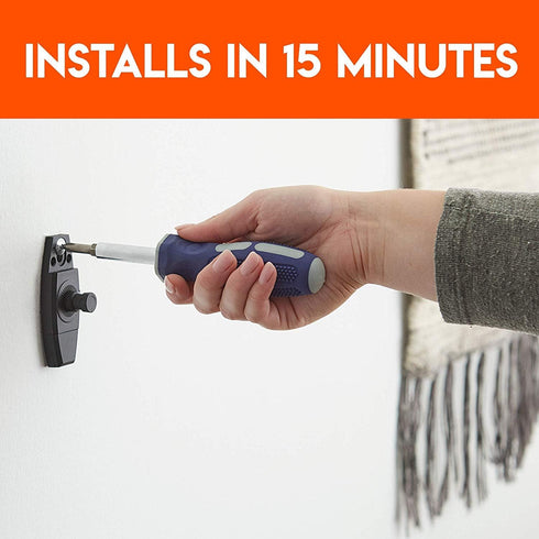 ECHOGEAR Speaker Wall & Ceiling Mount Pair - Universal Design Works with Vizio, Sony, & More - Tilt & Swivel Without Tools for Surround Sound - Ea...