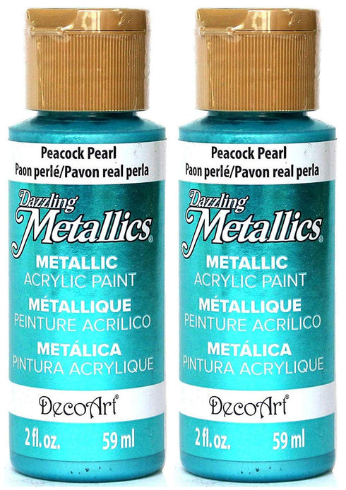 Dazzling Metallics Acrylic Paint 2oz-Peacock Pearl...
