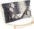 Newfancy Women Snakeskin Envelope Clutch Bag Crossbody Purses With Chains Evening Party Prom Shoulder Messenger Handbags...