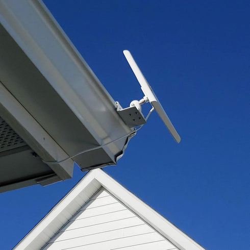 Holicfun Universal Solar Panel Gutter Mount for Ring, Arlo, Eufy, Wyze, Reolink Solar Panels and More (Black)...