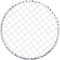 5pcs Round BBQ Grill Net 6.5" Dia Galvanized Iron Barbecue Mesh Mat for Baking Smoking Charcoal Grilling Roasting...