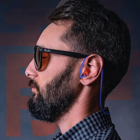 5 Pairs Corded Ear Plugs Reusable Silicone Earplugs with String Banded Ear Plug Sleep Noise Cancelling for Hearing Protection...