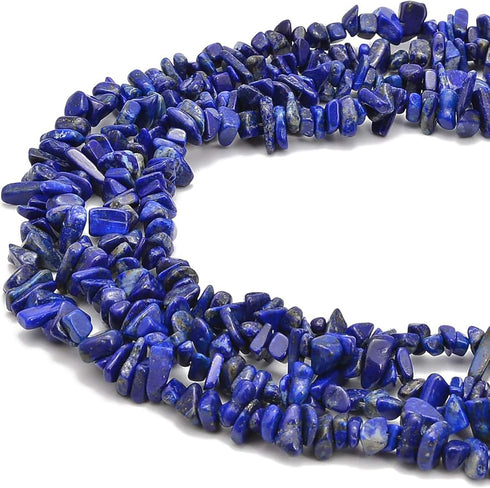 600Pcs 3 Strands 5-8mm Bulk Natural Chip Stone Bead Crystals and Healing Stones Bracelet Charms Jewelry Making Kit Jewelry Making Supplies for Mon...