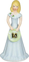 Enesco Growing Up Girls “Blonde Age 14” Porcelain Figurine, 6.5”, Blue...