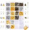 Paxcoo 2400Pcs Earring Making Supplies Kit with 24 Style Earring Hooks, Earring Backs, Earrings Posts and Earring Making Findings for Adult...