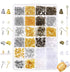 Paxcoo 2400Pcs Earring Making Supplies Kit with 24 Style Earring Hooks, Earring Backs, Earrings Posts and Earring Making Findings for Adult...