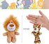 12 Pieces Mini Stuffed Forest Animals Jungle Animal Plush Toys in 4.8 Inch Cute Plush Elephant Lion Giraffe Tiger Plush for Animal Themed Parties ...