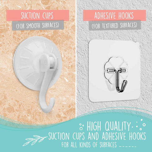 Comfylife 2 x Mesh Bath Toy Organizer + 6 Ultra Strong Hooks + 36 Bath Letters & Numbers – Eco-Safe, Fun, Educational Foam Letters and Perfect Toy...