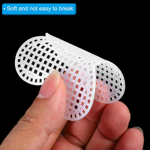PATIKIL Plastic Mesh Canvas Sheets,10Pcs 3.15inch Cross Needlework Blank Yarn Crafting for Embroidery DIY Bookmarks Cup Mats, White, Butterfly Sha...