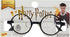 Sun-Staches Official Harry Potter Glasses for Kids | Wizarding World Costume Accessory | Black Frames with Magical Lightning Bolt Scar | One Size ...