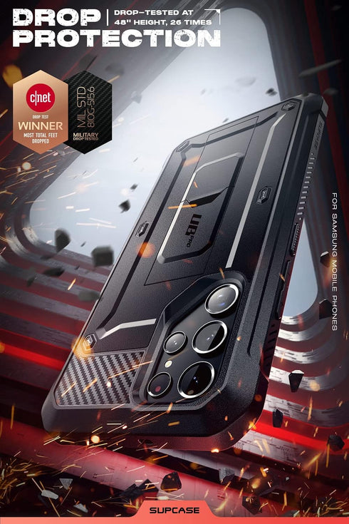 SUPCASE Unicorn Beetle Pro Series Case for Samsung Galaxy S22 Ultra 5G (2022 Release), Full-Body Dual Layer Rugged Belt-Clip & Kickstand Case With...