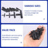 Vacuum Connector Assortment Heat Resistance 240??460??Automotive Vacuum Tubing Connector Vacuum Tee Connector Assortment Kit Nylon 113 Pieces BUSY...