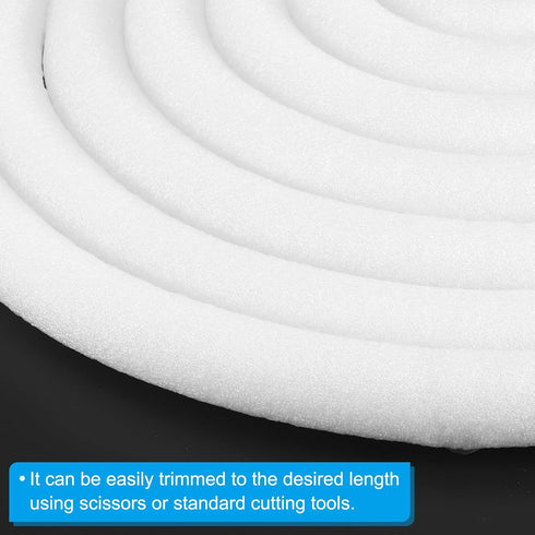 PATIKIL 7/8 Inch x 32.8 Feet Backer Rod for Gaps and Joints, Foam Rope Caulk Crack Joint Filler Roll Seal Weather Strip for Home Construction Car,...