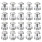 PATIKIL M4x12 Standoff Screws with Spacers, 20 Pack Wall Mounting Hardware Thumb Screw Fasteners for Acrylic Glass Signs Mirrors, Silver Tone 12mm...