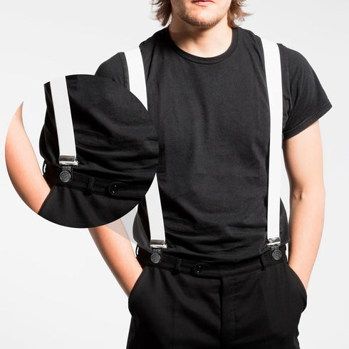 10 Pcs Suspenders Buttons Movable No Sew Button End Brace Clips Suspender Buttons Metal Clip on Buttons for Jeans for Pants Suspenders Hats Jeans ...