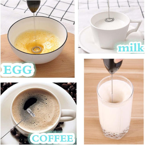 Multi-Purpose Hand Blender, Immersion Electric Milk Frother, 304 Stainless Steel Blender Stick, Handheld Electric Handle Egg Beater Coffee Juice M...