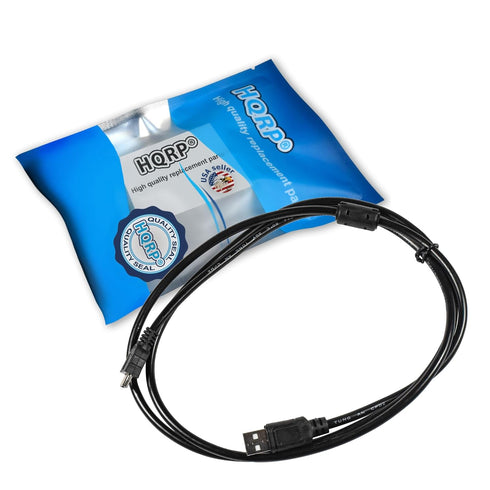 HQRP USB Cable Compatible with JVC Everio HDD Camcorder/Video Camera GZ and G Series Camcorder...