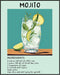 Posterizer 1 pcs-Mojito Cocktail-Alcohol Print-Kitchen & Bar Art Art Poster Print for Home, Office, Store, Bar- unframed wall art...