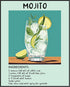 Posterizer 1 pcs-Mojito Cocktail-Alcohol Print-Kitchen & Bar Art Art Poster Print for Home, Office, Store, Bar- unframed wall art...