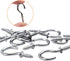 Aylifu Ceiling Screw Hooks, 100 Pieces 1/2 Inch Cup Hooks Screw-in Hooks for Hanging Plants Mug Cup, Silver...