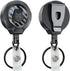 MNGARISTA Upgraded Heavy Duty Retractable Keychain with Belt Clip, 10 OZ Retraction, 31.5" Stainless Steel Cord, 3K Carbon Fiber ID Badge Reel wit...