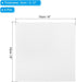 PATIKIL 6x6 Canvas Boards for Painting, 4Pack 100% Cotton Square Triple Primed Stretched Blank Canvas Panel for Acrylic, Oil, Tempera Paints, Whit...