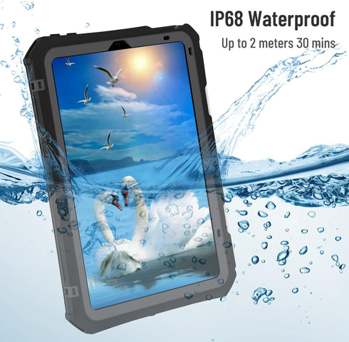 for iPad Mini 6 Case - Waterproof Case for iPad Mini 6th Generation 2021 8.3 Inch Shockproof Full Body Protection 6th Gen iPad Mini 6 Tablet Case ...