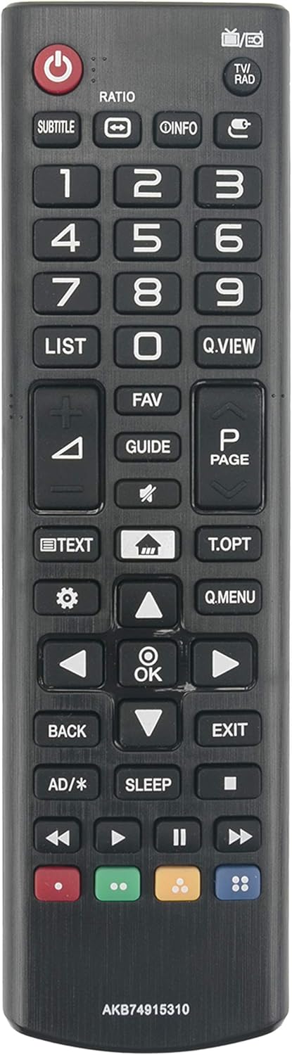 AKB74915310 Replaced Remote fit for LG LED LCD TV 43LH571V-TE 43LH571T-TE 43LH571Y-TE 43LH570T-TD 43LH570Y-TD 43LH590V-TD 43LH590T-TD 43LH590Y-TD ...
