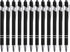 PATIKIL Ballpoint Pen with Stylus Tip, 12 Pack 2 in 1 Metal Pen Black Ink 1.0mm Medium Point Stylus Pen for Touch Screens Style 1, Black...