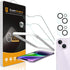 Supershieldz (2 Pack) Designed for iPhone 14 (6.1 inch) + Camera Lens Tempered Glass Screen Protector with (Easy Installation Tray), Anti Scratch,...
