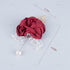 AUEAR, 4 Pack Wine Red Rose Groom Flowers Boutonniere Pearl Groomsmen Brooch for Party Decoration Party Decoration...